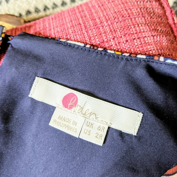 BODEN Floral Geometric Belted Jumper - Picture 10 of 16